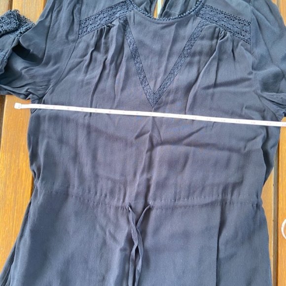 Beautifully braided detail Maje dress in Navy Blue Size 3 (Maje) EUC - Picture 7 of 16